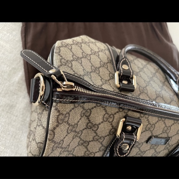 Gucci dark brown monogram bag - Picture 8 of 11